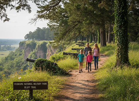 Vicksburg National Military Park Bluff Trail